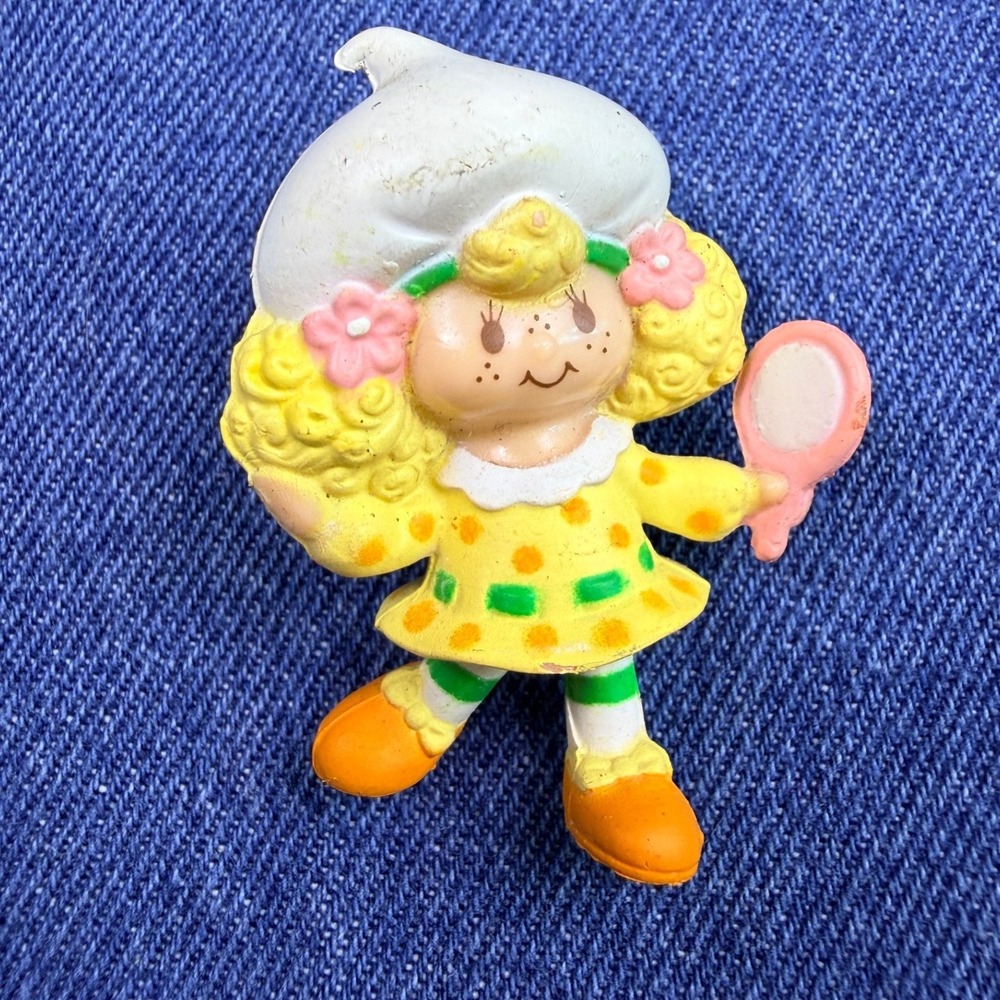 Vintage 1982 Strawberry Shortcake Lemon Meringue PVC Figure AGC